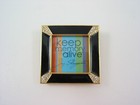 Jay Strongwater Black Leland Pave Corner 2  Picture Frame Swarovski Crystals
