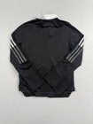 Adidas Jacket Youth 9-10y Black Aeroready Track Full Zip 3-stripes Soccer