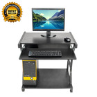 Corner Home Office Computer Desk Student Laptop Writing Table Rolling Furniture