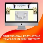 Ebay Mobile Responsive Html Ebay Listing Template Auction Template Universal