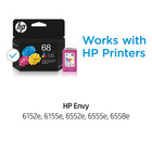 Hp 68 Tri-color Original Ink Cartridge   120 Pages  7fp20tn