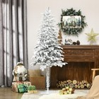 Bivrten Vintage Christmas Decor Tree Metal Christmas Tree Sign 