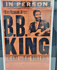 B b  King 2008 North American Tour Rare Hatch Poster With Tickets - Framed