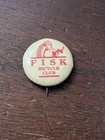 Fisk Bicycle Club Pinback Button  75 In Dia 