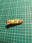 Vtg Masonic Freemason Shriner Tie Tack Tie Clip Gold Tone 