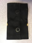 Vintage Us Army Rank Post Wwii Shoulder Boards - Black yellow - Two Snaps