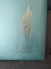 Vtg Shoestring Bound Photo Album Scrapbook Pages Black   White Unused
