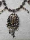 Antique Jacob Tostrup Silver Filigree Necklace Choker 1876