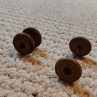 Lot Of 2 Rubber  Vintage Toy Tractor car Tires W  Axles Wheelset Replacement