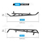 For Can Am Maverick X3 Steel 1 75  Tree Kickers Brush Guard Slider Bars Nerf Bar