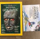 National Geographic Magazine April 1986 With Map Of Central America  Rio Azul 