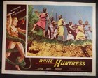 Complete 8 Lobby Card Set 1957 White Huntress   Susan Stephen   John Bentley