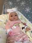 Silicone Reborn Baby Doll Girl Lifelike Floppy Squishy Newborn  20   