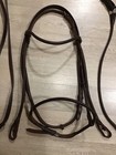 F  S Triumph Rolled Leather English Bridle   Breast Collar