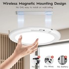 4 2 Packs 8000mah Rgb White Rechargeable Motion Sensor Ceiling Lights Remote Led