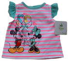 Disney Minnie Mouse 2-piece Set  Top   Skirted Leggings Outfit 6-9 Mos  New Tags
