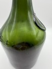 Antique B  n  dictine Green Glass Liqueur Bottle Embossed Cross Early 1900s