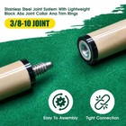 Hmqq Pool Cue Stick billairds Cue Stick 58  Set Of 2  Black 