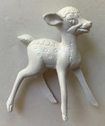 Vintage Marx 1950-60s Scarce White Hard Plastic Disney Bambi Play Set Figure