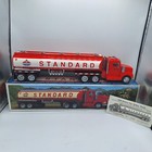 Vintage 1998 Amoco Standard Oil Toy Tractor Trailer With Tanker