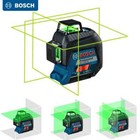 Bosch Gll3-60xg Green Cross 12lines Laser Level Automatic Leveling   Alarm Ip54