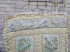 Vintage Quiltex Beatrix Potter Peter Rabbit Reversible Crib Quilt Usa 42x35