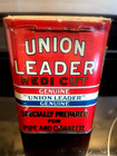 1910 Union Leader Fat Boy Tobacco Pocket Tin- Uncle Sam- 99  Lithograph Must See
