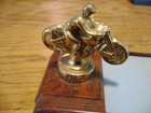 Nos New Old Stock Antique Ama Motorcycle Trophy Racing Flat Track 1950s