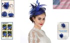 Versatile Floral Fascinator Hat For Weddings  Church   Cocktail Parties
