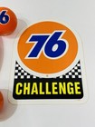 New Union 76 Bundle Gas Station Advertising Frisbee Sticker   Antenna Toppers