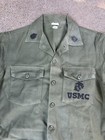 Vietnam War 1968 Usmc Fatigue Shirt Og 107 Green Sateen Marines Corps 16 5 X 34