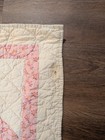 Vintage Handmade Twin Sized Quilt Hand Quilted Patchwork