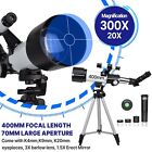 70mm Aperture 400mm Az Mount Astronomical Refracting Telescope 300x High Tripod