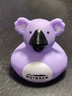 Outback Steakhouse Purple Koala Duck 2025 Collectible  w  Koala Punch Recipe 