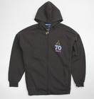 Disney Parks Disneyland 70th Anniversary Black Zip-up Hoodie Size M