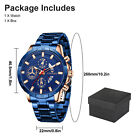 Waterproof Men Watch Stainless Steel Quartz Classic Business Luminous Wristwatch