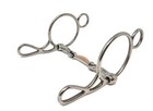 Aj Tack Stainless Steel Moon Dogbone Wonder Gag Bit