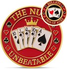 Powerful Bullets Poker Card Protectors Coin - Casino Lucky Charms Poker Card    