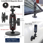 Motorcycle Handlebar Mount Car Mangetic Accessories Kit For Insta360