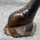 Vintage Ironwood Hand Carved Wooden Seal Sea Lion Figurine Sculpture Mcm Hardwoo