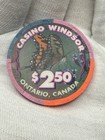 Casino Windsor  2 50 Ontario  Canada Gaming Poker Casino Chip Q49