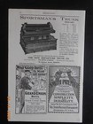 1899 Lion Brand United Shirt   Collar Co Troy Ny Ad New Departure Trunk Boston