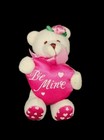 1999 Avon Plush Teddy Bear Magnet  girl Be Mine  Gift Collection 