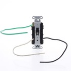 Hubbell Ivory Commercial Duplex Receptacle Wire Leads 5-20r 20a 125v Cr20ip1