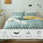 Garden Daisy Floral Full Size Full 79 x90   D  Daisy Floral sage Green