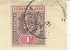 Leeward Islands Sg 21 single Frank  St Johns Antigua Mr 31 04 To Canada 