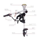 Gear Ratio 3 2 Outboard Motor Propeller Gasoline Lawn Mower Modified Bracket