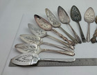 Lot Of 15 Assorted Used Silverplate Pie Servers - Lot 191