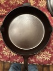 1930 s Lodge No  12 Single Notch Cast Iron Skillet