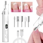Professional Electric Nail File Drill Portable Usb Manicure Pedicure Machine Set